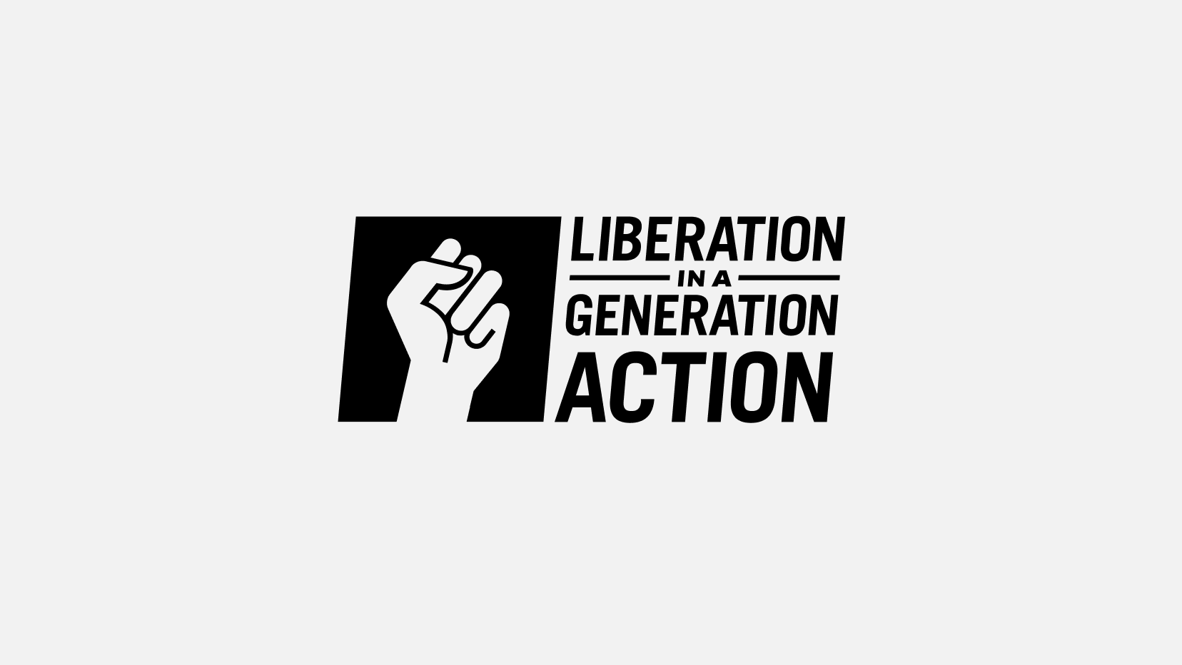 Liberation in a Generation Action logo